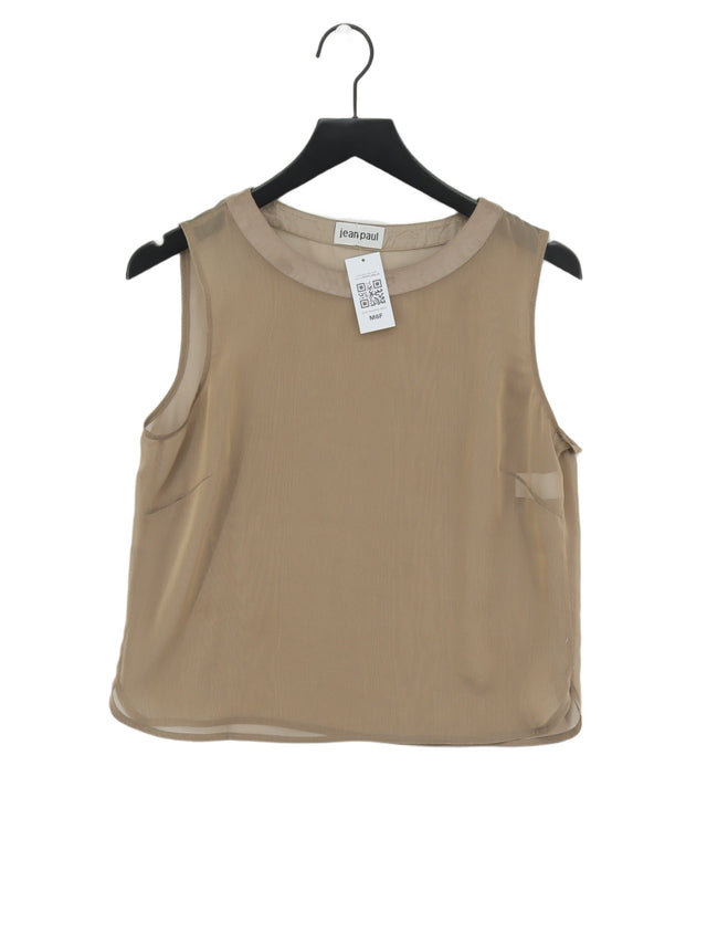 Jean Paul Women's Top M Tan 100% Other