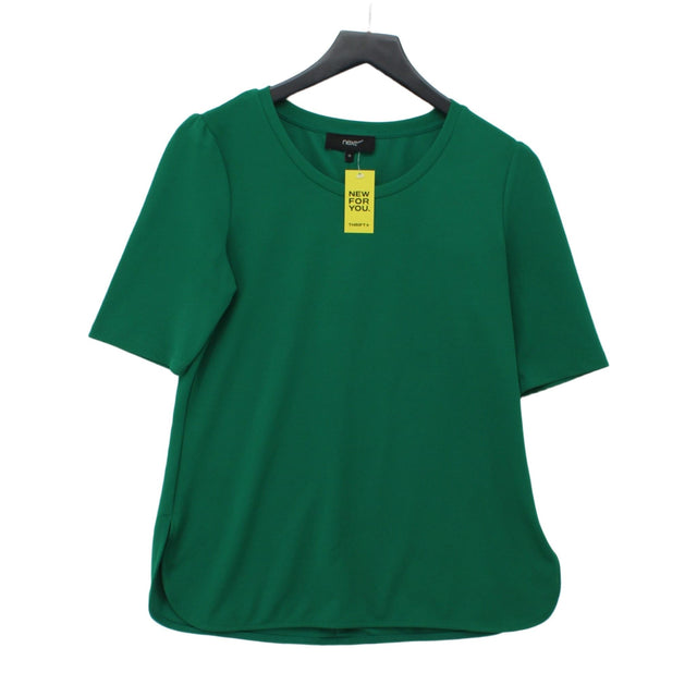 Next Women's Top UK 10 Green Polyester with Elastane