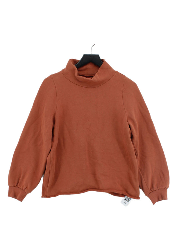 Madewell Women's Jumper S Brown Cotton with Polyester