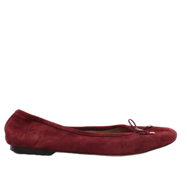 Sam Edelman Women's Flat Shoes UK 3 Red 100% Other