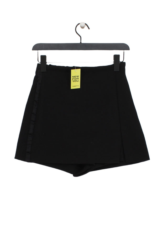 Zara Women's Shorts S Black 100% Viscose