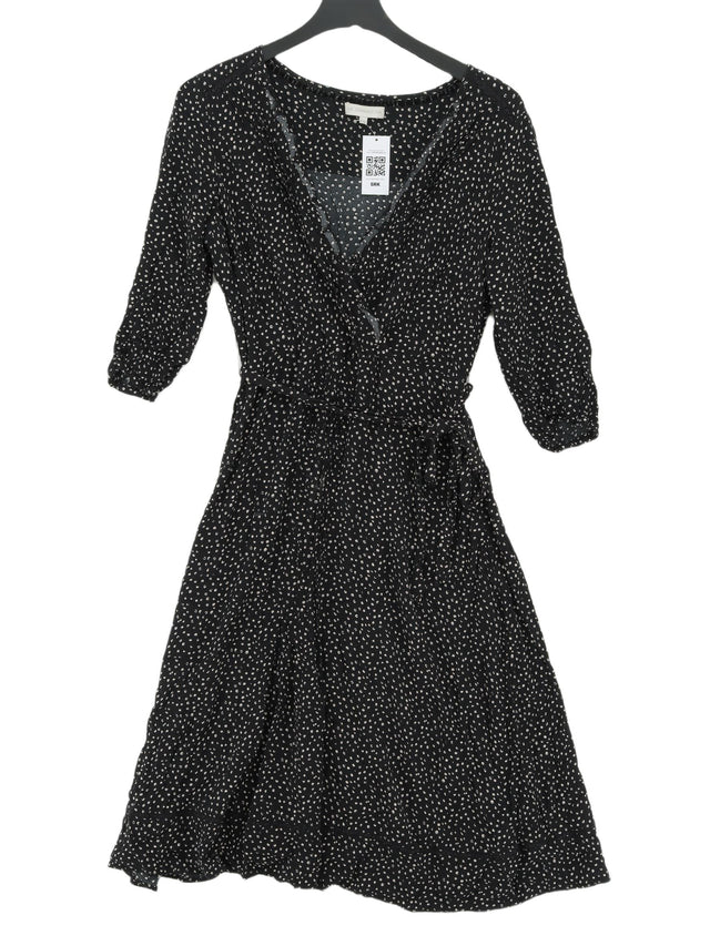 Rocha.John Rocha Women's Midi Dress UK 16 Black 100% Viscose