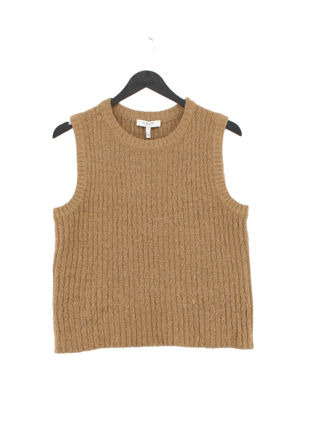 B.Young Women's Jumper S Tan Wool with Acrylic, Polyester