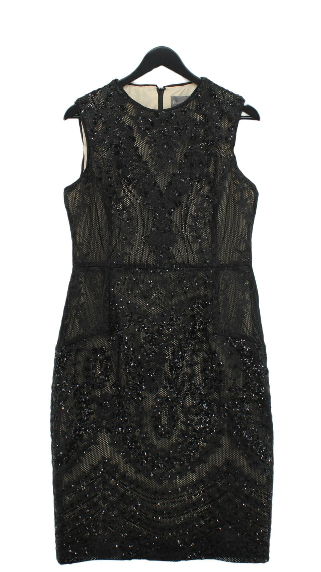 Phase Eight Women's Midi Dress M Black 100% Polyester