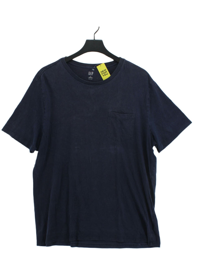 Gap Men's T-Shirt XL Blue 100% Cotton