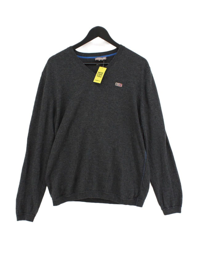 Napapijri Men's Jumper XL Grey 100% Other