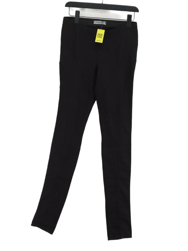 Helmut Lang Women's Leggings W 29 in Black Cotton with Other, Polyester