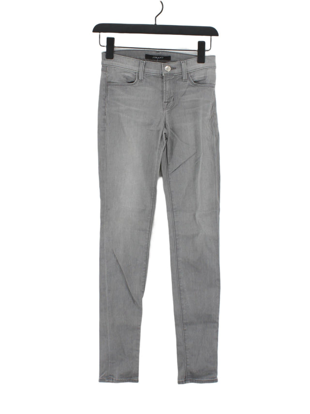 J Brand Women's Jeans W 23 in Grey Cotton with Elastane