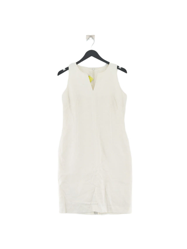 East Women's Midi Dress UK 10 White 100% Other