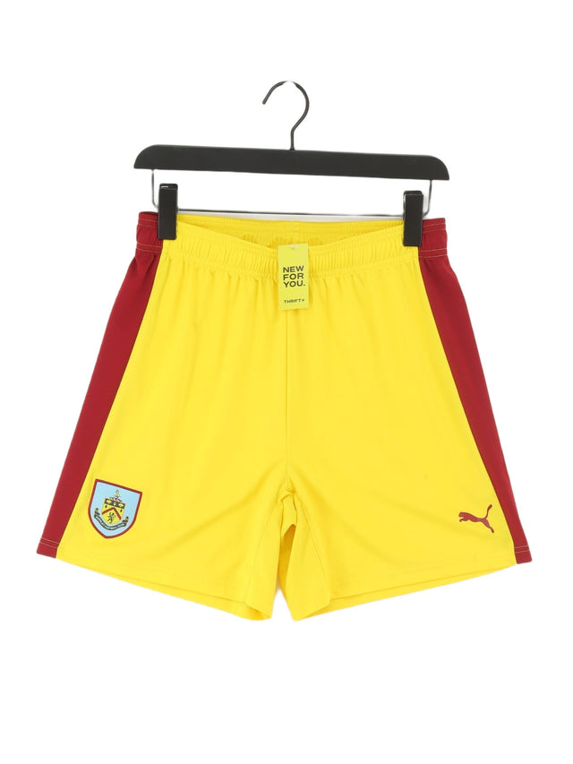 Puma Men's Shorts S Yellow 100% Other