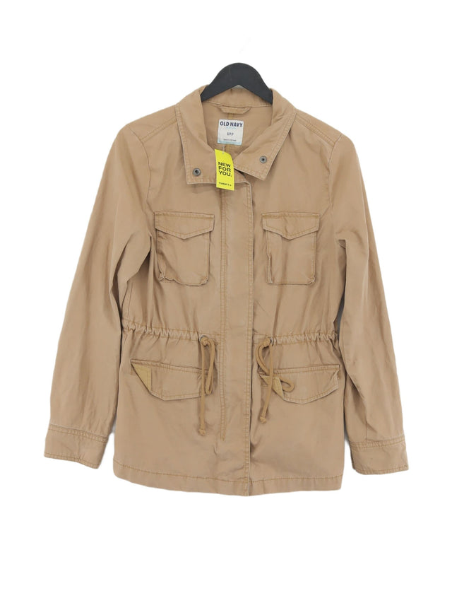 Old Navy Women's Jacket S Tan 100% Cotton