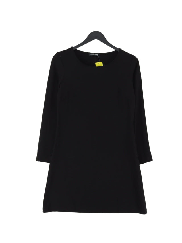 American Apparel Women's Midi Dress S Black Polyester with Elastane
