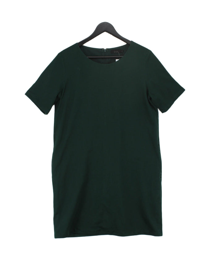 COS Women's Midi Dress UK 12 Green 100% Polyester