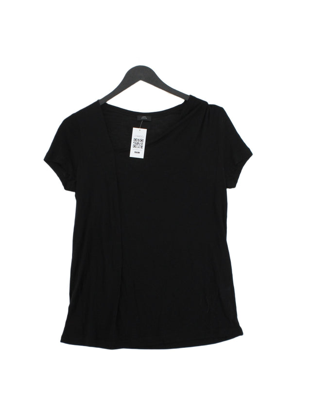 Joseph Women's T-Shirt S Black 100% Viscose
