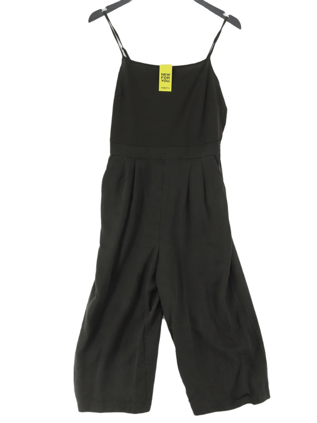 Oliver Bonas Women's Jumpsuit UK 6 Black Cotton with Lyocell Modal