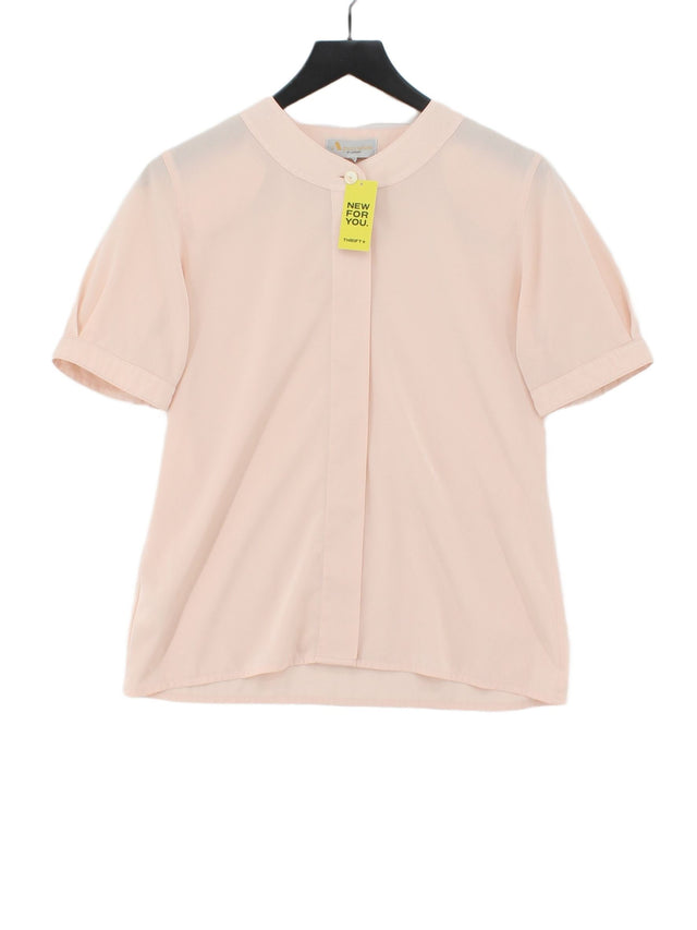 Aquascutum Women's Shirt S Pink 100% Polyester