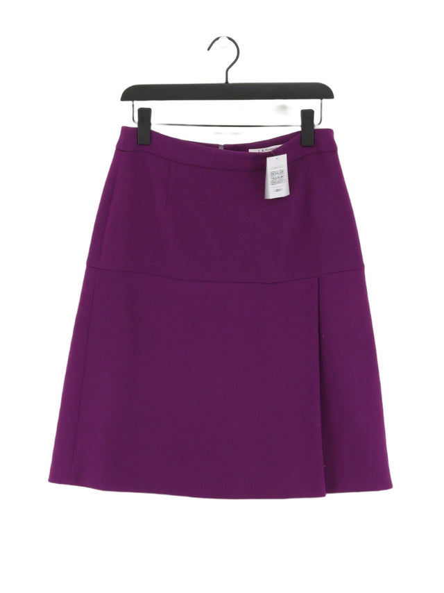 L.K. Bennett Women's Midi Skirt UK 12 Purple