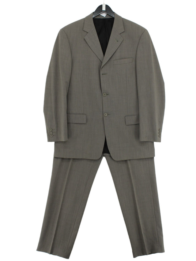 Next Men's Two Piece Suit Chest: 40 in Grey