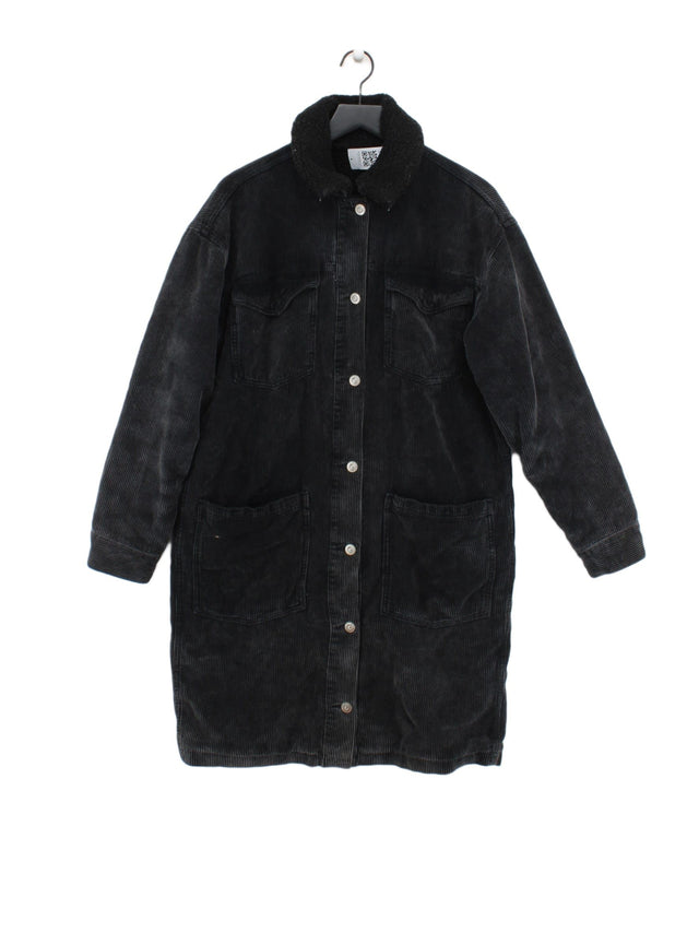 BDG Men's Coat S Black 100% Cotton
