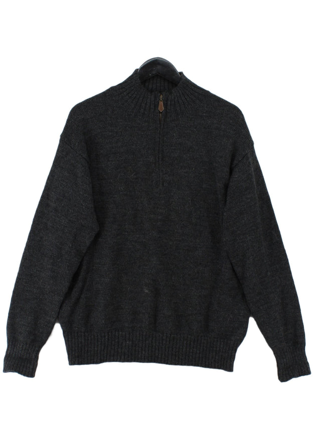 Woolovers Men's Jumper M Grey 100% Other
