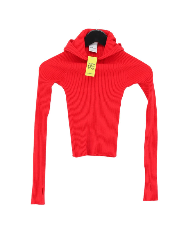 Iets Frans Women's Hoodie XS Red 100% Other