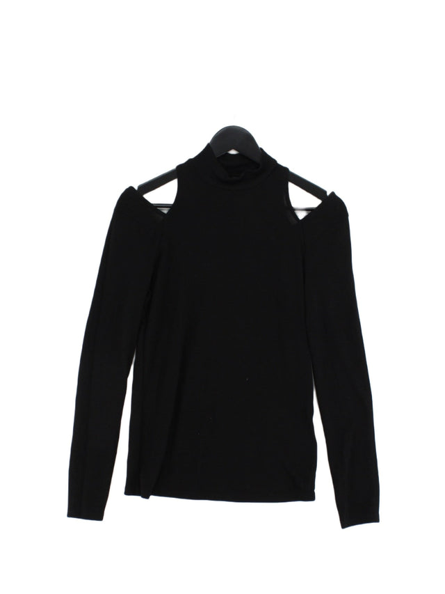 Next Women's Jumper UK 10 Black Viscose with Polyester