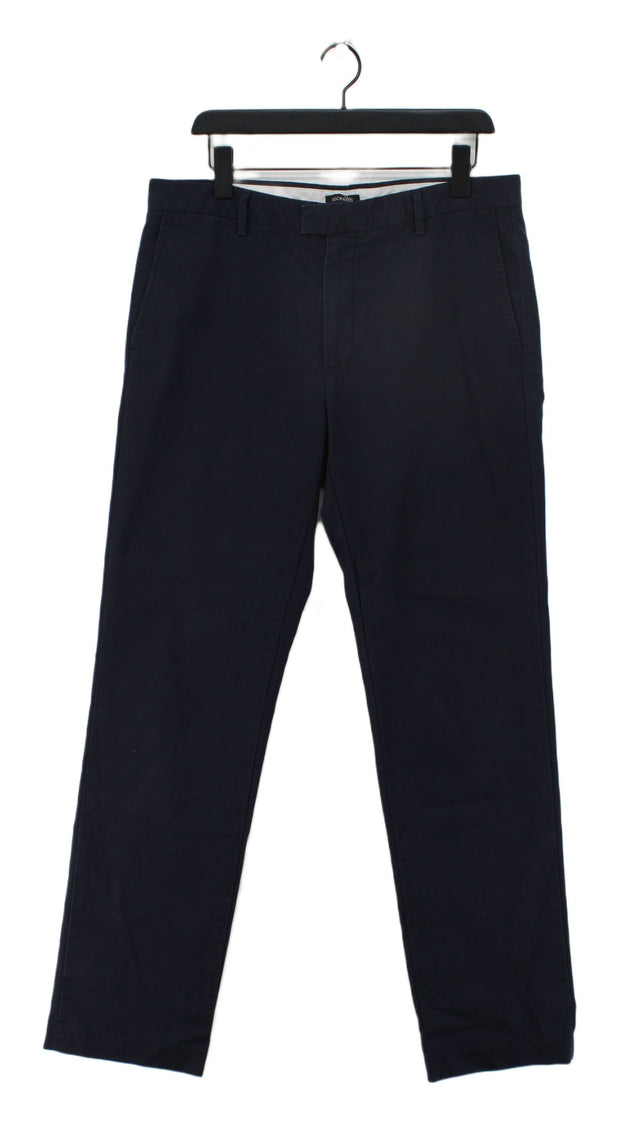 DOCKERS Men's Suit Trousers W 36 in Blue 100% Cotton
