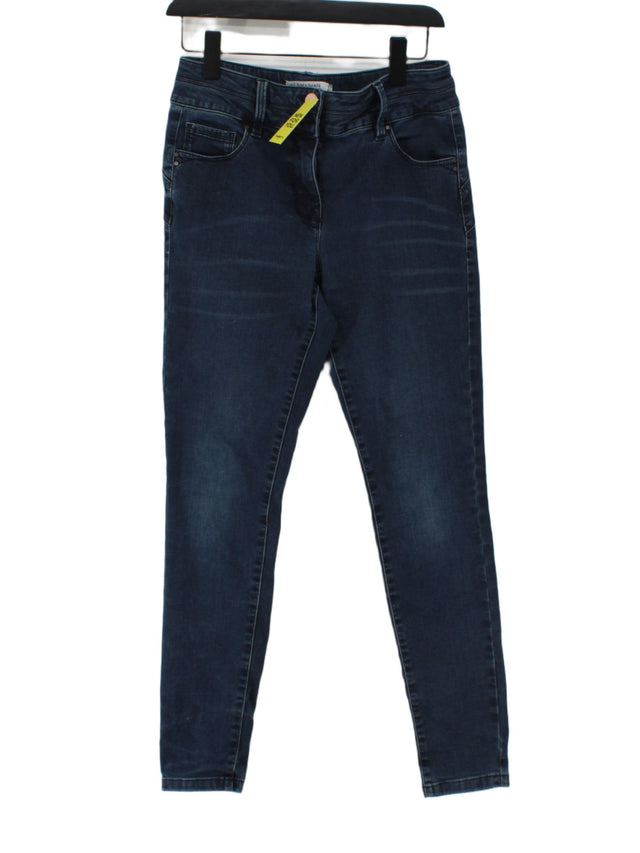 Next Women's Jeans W 30 in Blue Cotton with Elastane