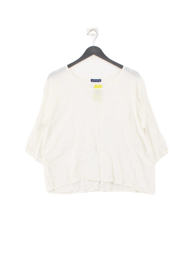 Colette Women's Top M White 100% Other