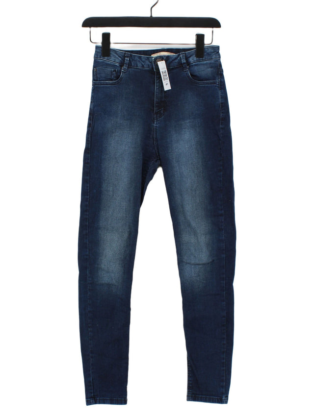 Bershka Women's Jeans UK 10 Blue 100% Other