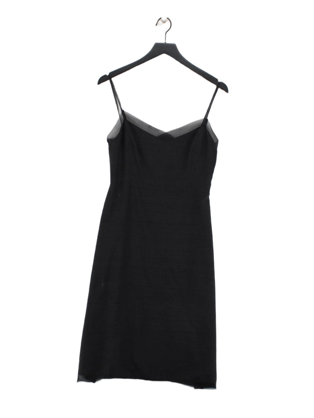 Paul Smith Women's Midi Dress UK 12 Black 100% Other