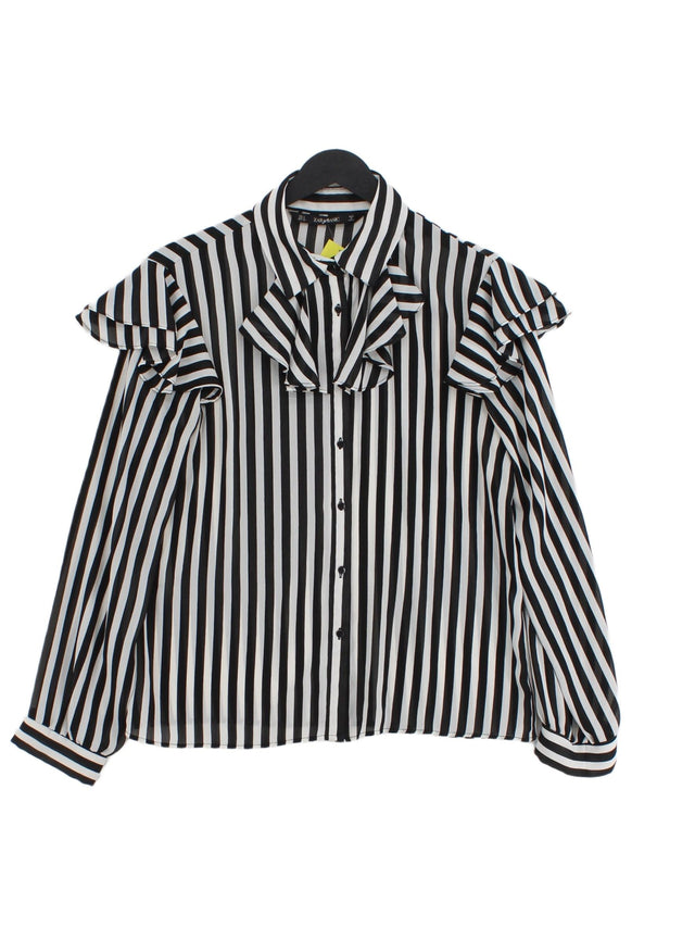 Zara Women's Shirt S Black 100% Polyester