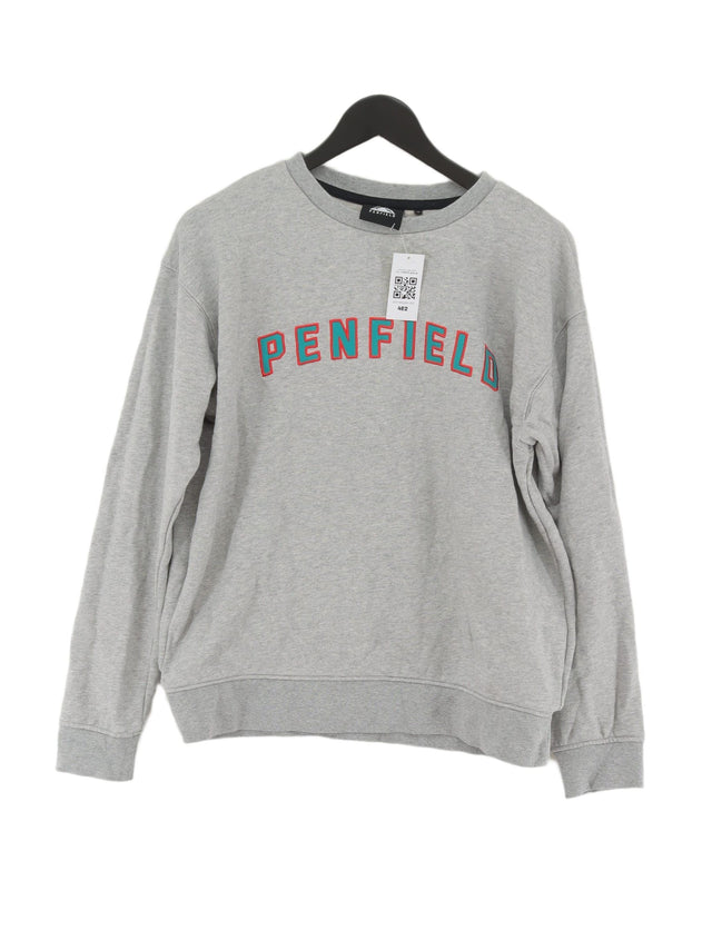 Penfield Women's Jumper M Grey 100% Cotton