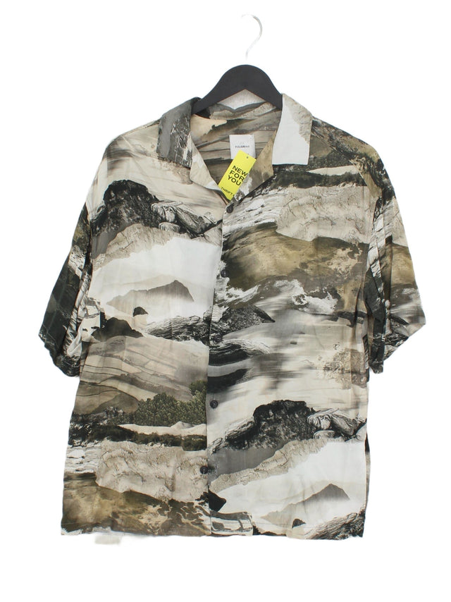 Pull&Bear Men's Shirt S Multi 100% Other