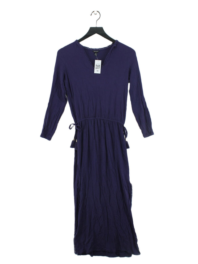 Karen Millen Women's Maxi Dress XS Purple 100% Viscose