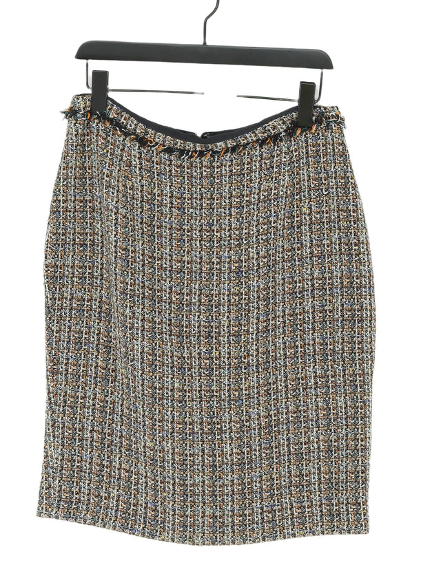 Hobbs Women's Midi Skirt UK 12 Multi