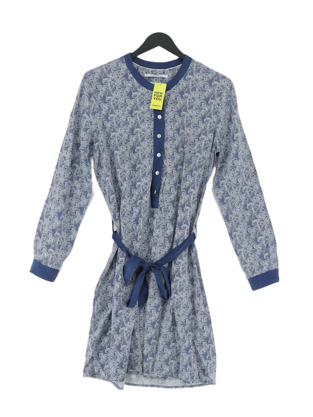 Quba & Co. Women's Midi Dress UK 10 Blue 100% Other