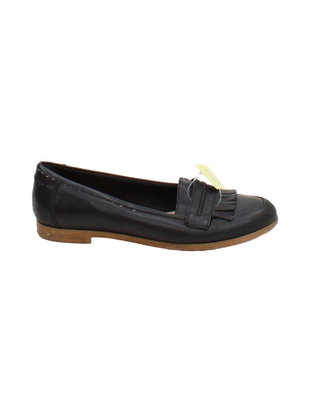 Clarks Women's Flat Shoes UK 6 Black 100% Other