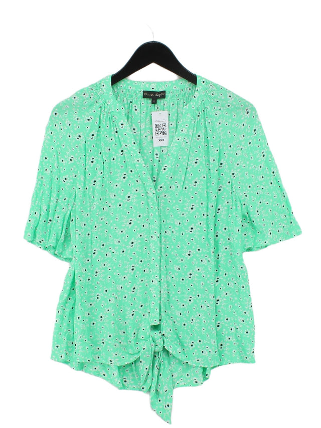 Phase Eight Women's Shirt UK 12 Green 100% Other