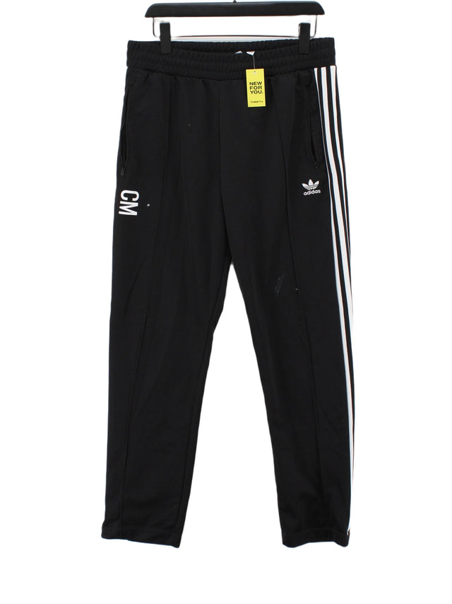 Adidas Men's Sports Bottoms L Black Cotton with Polyester