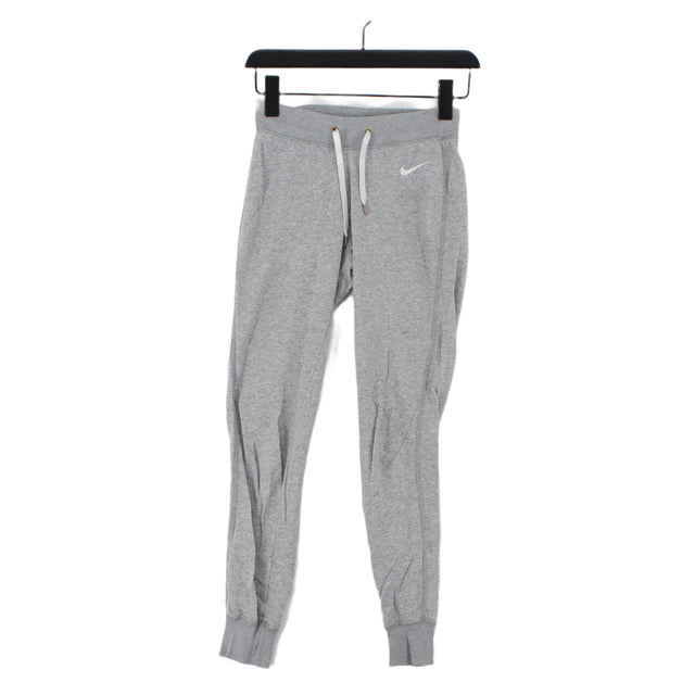 Nike Women's Sports Bottoms XS Grey Cotton with Polyester