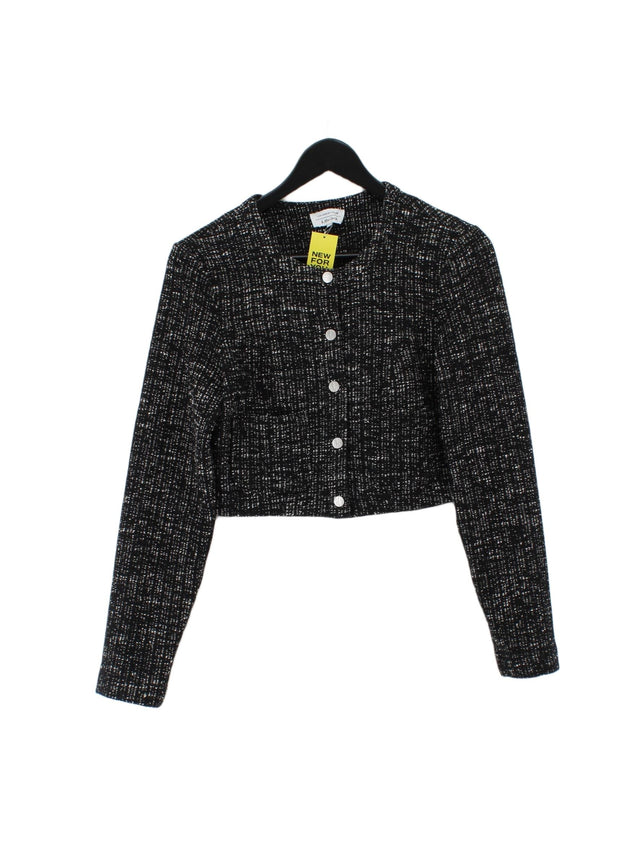 & Other Stories Women's Jacket XS Black Cotton with Polyester