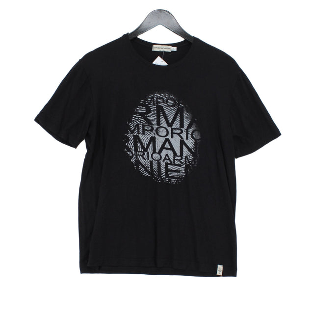 Emporio Armani Men's T-Shirt XL Black 100% Other