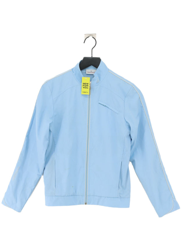 Sergio Tacchini Women's Jacket L Blue 100% Polyester