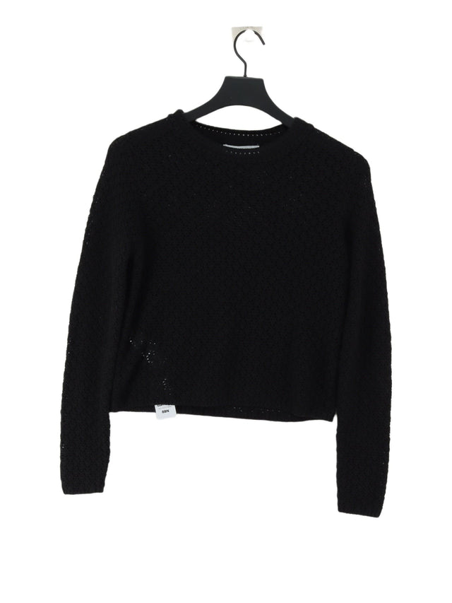 MNG Women's Jumper M Black Cotton with Polyester