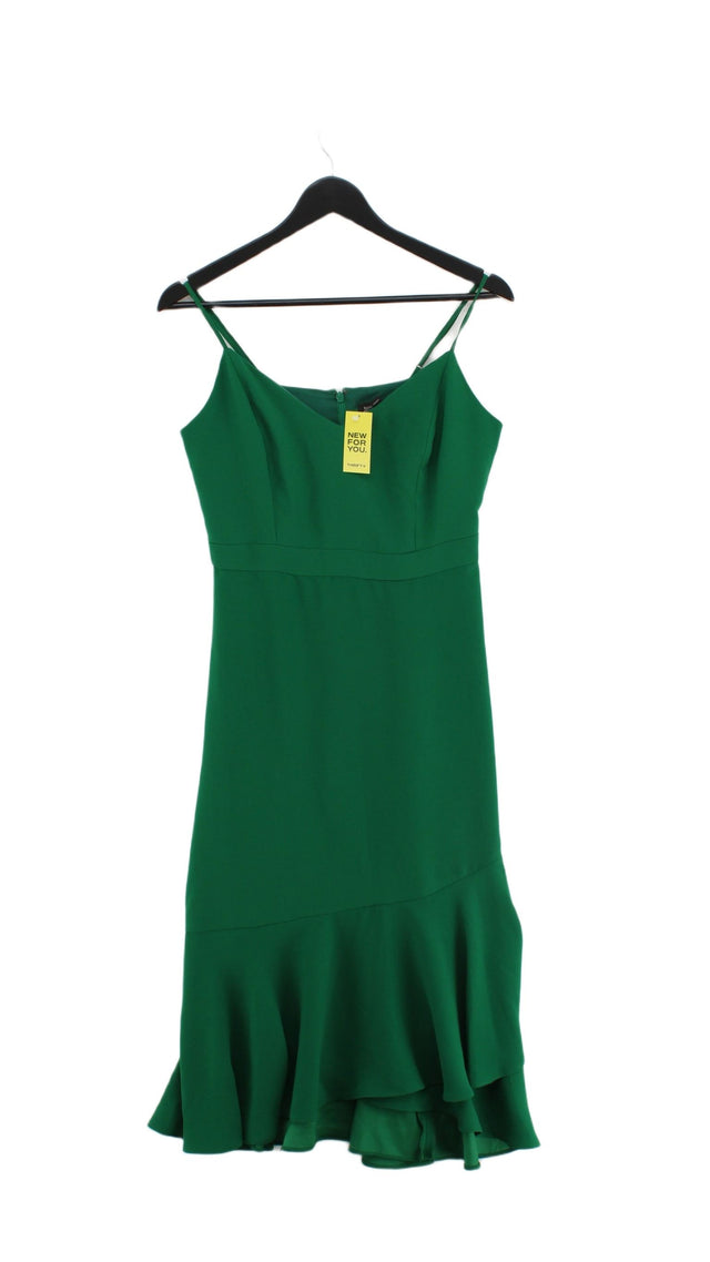 Banana Republic Women's Midi Dress UK 10 Green 100% Polyester
