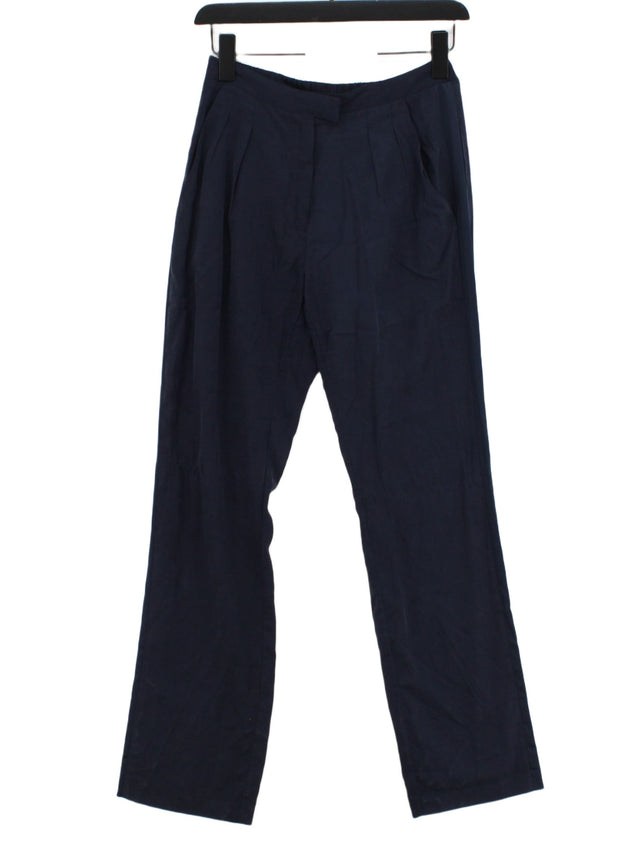 Gant Women's Suit Trousers XS Blue 100% Lyocell Modal