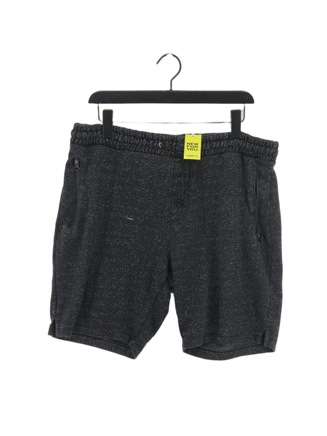 New Look Men's Shorts L Grey Cotton with Polyester