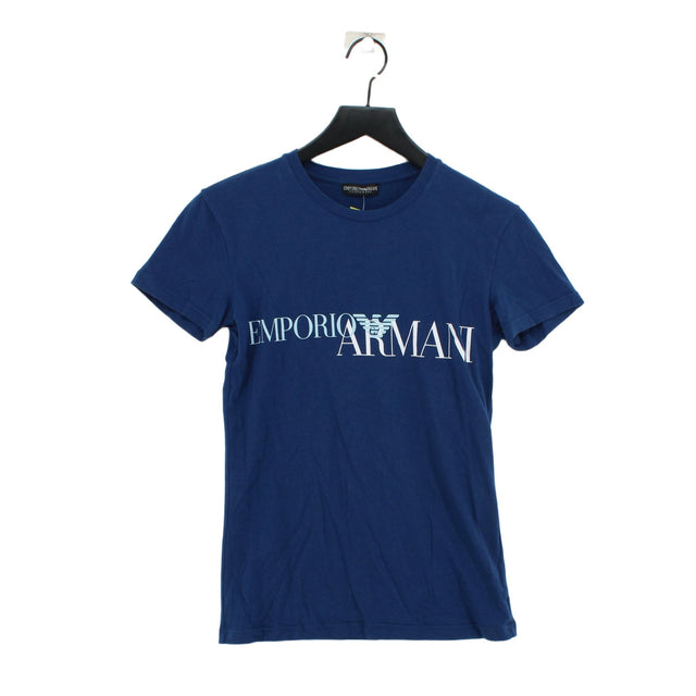 Emporio Armani Men's T-Shirt Chest: 36 in Blue 100% Other