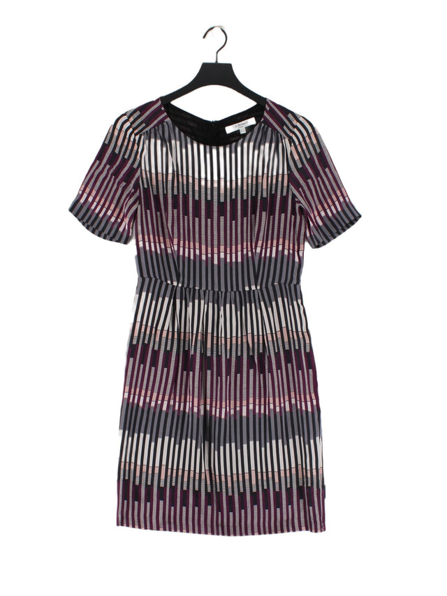 L.K. Bennett Women's Mini Dress UK 10 Purple 100% Silk